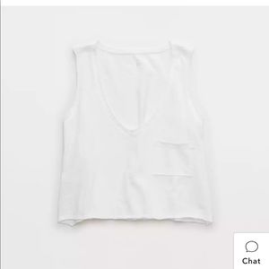 Aerie V-neck Cropped Tank Top